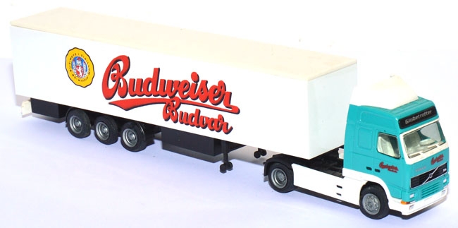 Volvo FH16 Globetrotter Koffersattelzug Budweiser Budvar