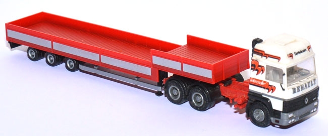 Renault R 390 HD S Turboleader Pritschensattelzug