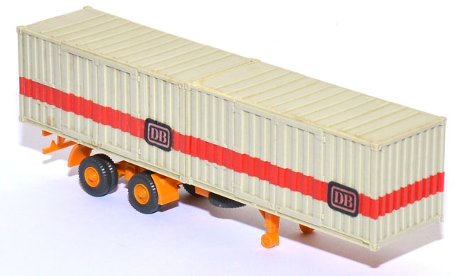 Auflieger Container 2 x 20 ft DB Bahn