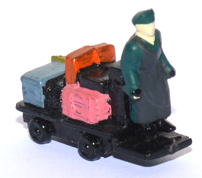 Eidechse / E-​Karre mit Fahrer