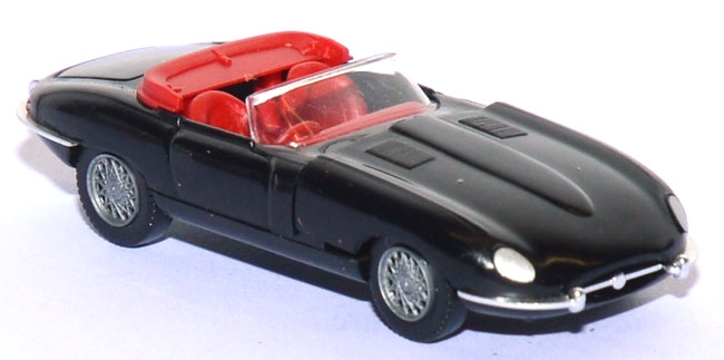 Jaguar E-​Type 3,8 OTS Cabriolet / Roadster schwarz