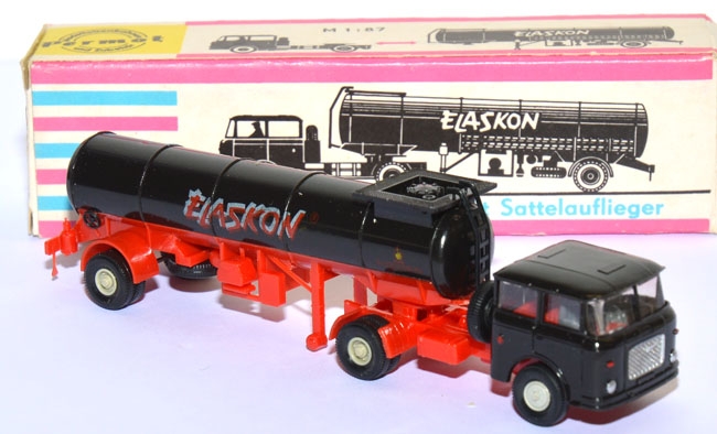 Skoda S 706 RTTN Sattelzug Tankwagen Elaskon schwarz