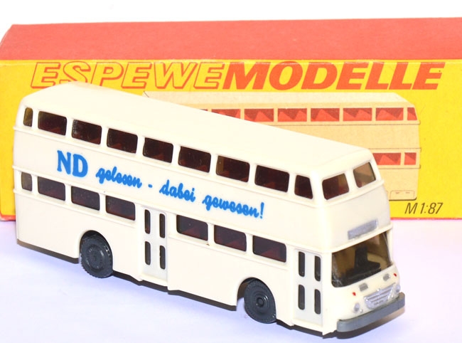 Büssing Präfekt 25 Doppeldecker-​​​​​​​​Bus ND gelesen - dabei gewesen