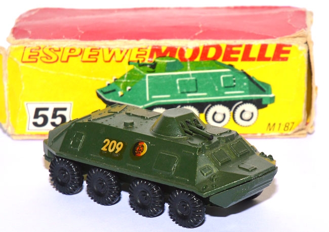 SPW 60 PB Schützenpanzerwagen 8-Rad, 3 Rohre NVA Militär