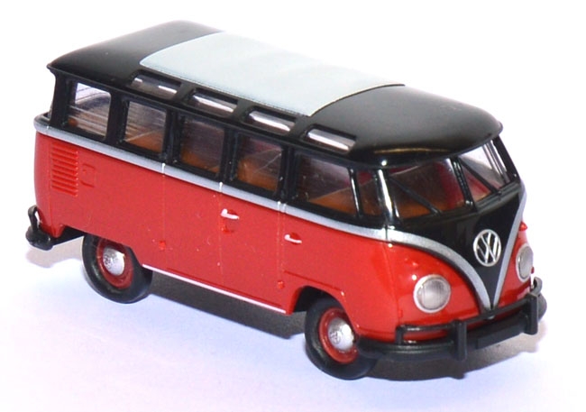 VW T1b Bus Samba schwarz / rot