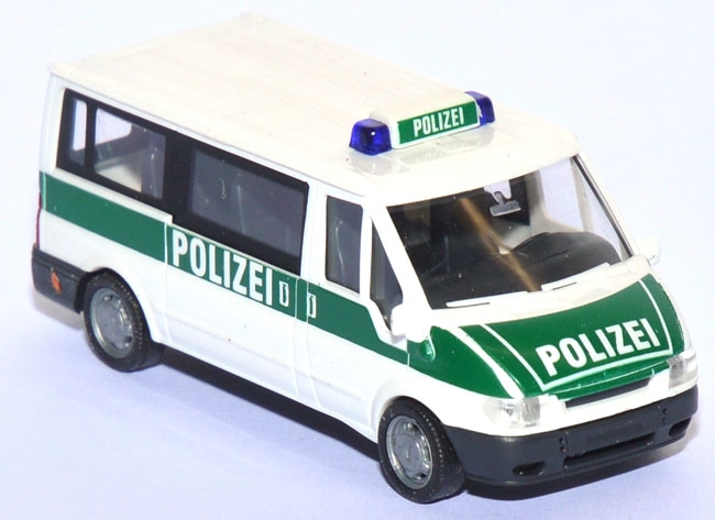 Ford Transit 2000 Bus Polizei grün