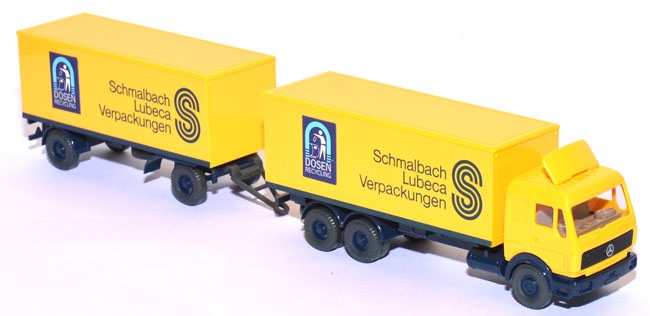 Mercedes-​Benz NG 2232 Kofferlastzug Schmalbach