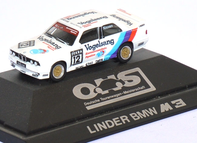 BMW M3 Sport Evolution DTM Lindner Vogelsang K. Nissen #12