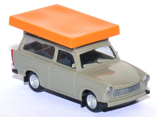 Trabant 601 S Universal mit Dachzelt (Fahrzustand) grau