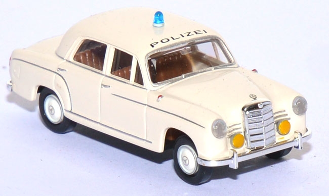 Mercedes-​Benz 180 Ponton Polizei weiß