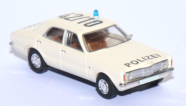Ford Taunus Limousine Polizei weiß