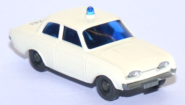 Ford Taunus 17 M '60 Badewanne Polizei weiß