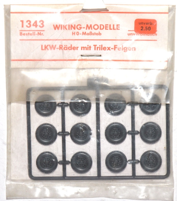 LKW-​Räder mit Trilex-Felgen schwarz