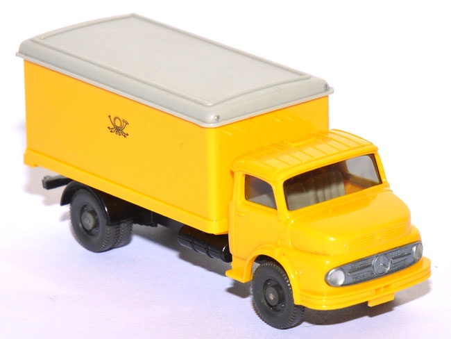 Mercedes-​​​Benz L 1413 Koffer-​​​LKW Post gelb