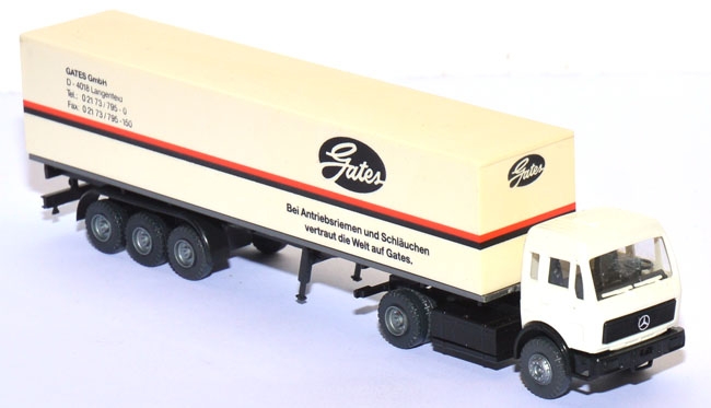 Mercedes-​Benz 1633 LS/38 Koffersattelzug Gates GmbH