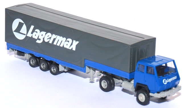 Steyr 91 Jumbo-​Pritschensattelzug Lagermax