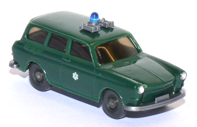 VW 1500 Variant Eckhauber Polizei kieferngrün