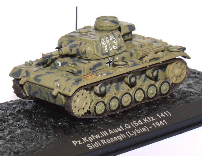 Panzer Kpfw. III  Ausf. G (Sd.Kfz.141) 21st Panzer Division Libya 1941