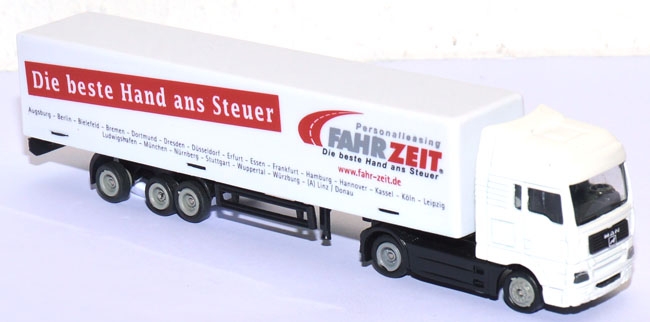 MAN TGA XXL Koffersattelzug Fahr Zeit Personalleasing
