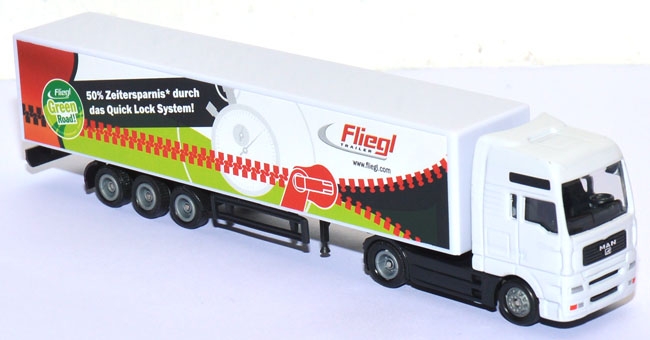 MAN TGA XXL Koffersattelzug Fliegl Trailer Triptis