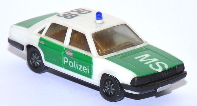 Audi 100 GL 5E Polizei 50 38 MS grün