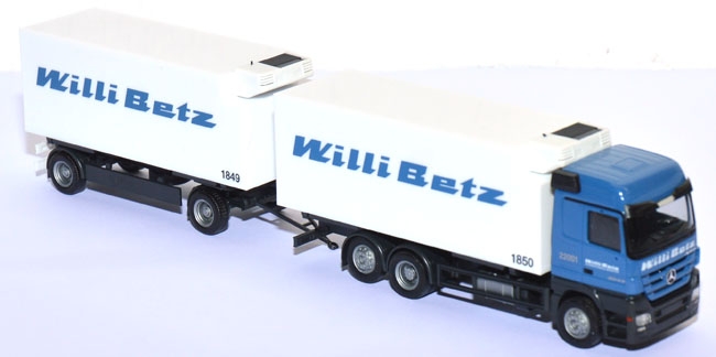 Mercedes-Benz Actros 2544 Wechselkühlkoffer-Lastzug Willi Betz