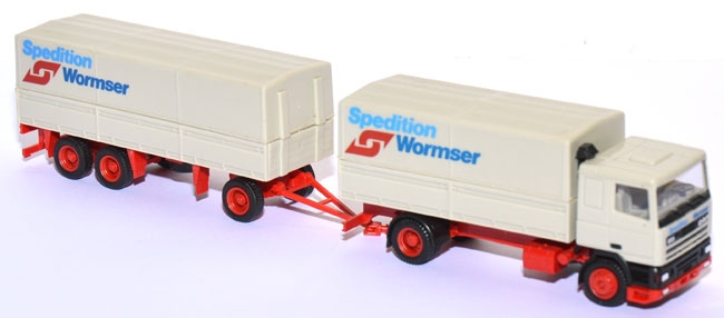 DAF 95 Pritschenlastzug Spedition Wormser