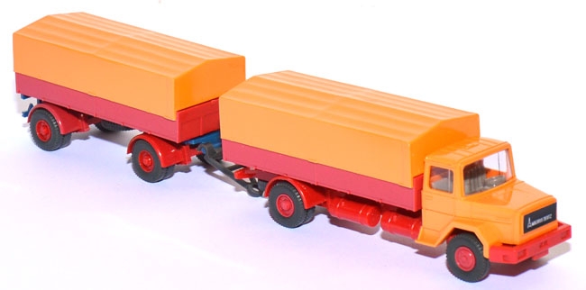 Magirus 290 D 26 K Pritschenlastzug orange