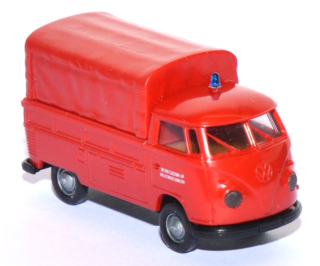 VW T1 Pritsche Werkfeuerwehr Volkswagenwerk rot