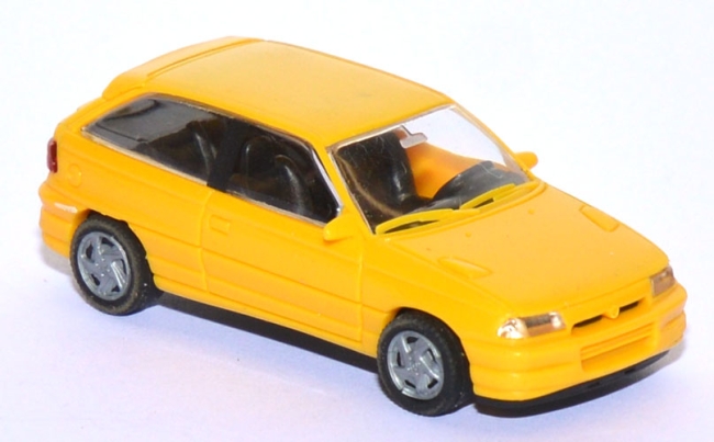 Opel Astra GSi gelb