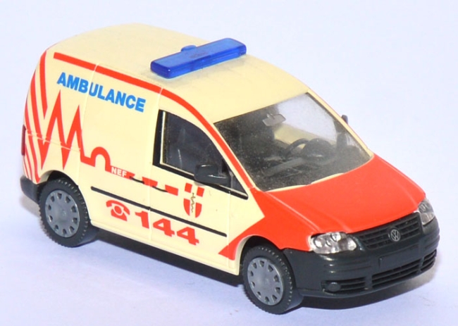 VW Caddy 2 Ambulance Berufsrettung NEF Wien Österreich