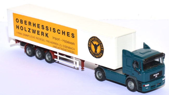 MAN F2000 Koffersattelzug Oberhessisches Holzwerk