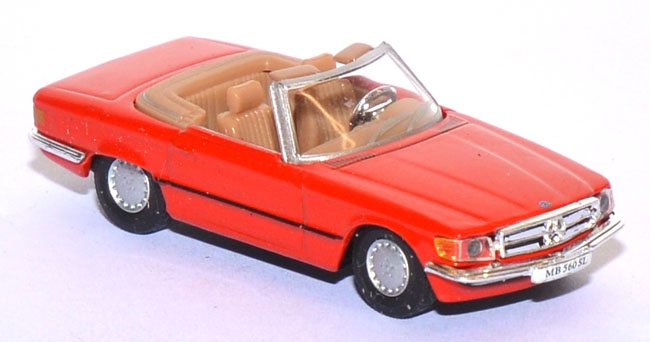 Mercedes-​Benz 560 SL Cabrio rot