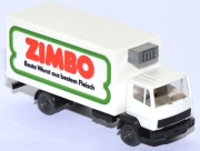 Mercedes-​Benz 814 Kühlkoffer-​LKW Zimbo weiß