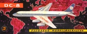 DC-8 KLM Niederlande Flugzeug - Modellbaukasten / Bausatz