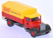 Mercedes-​​​​Benz L 2500 Pritschen-​​​​LKW Maggi´s rot